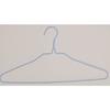 Sawafuji Cheerful Laundry DX Laundry Hanger, Light Blue, 405mm Wide, Set of 5, Cleaning, Collar Keeping, Fully Coated, Ingenious Wire Hanger, LDX-05