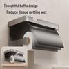 Wall-Mounted Toilet Paper Holder with Shelf