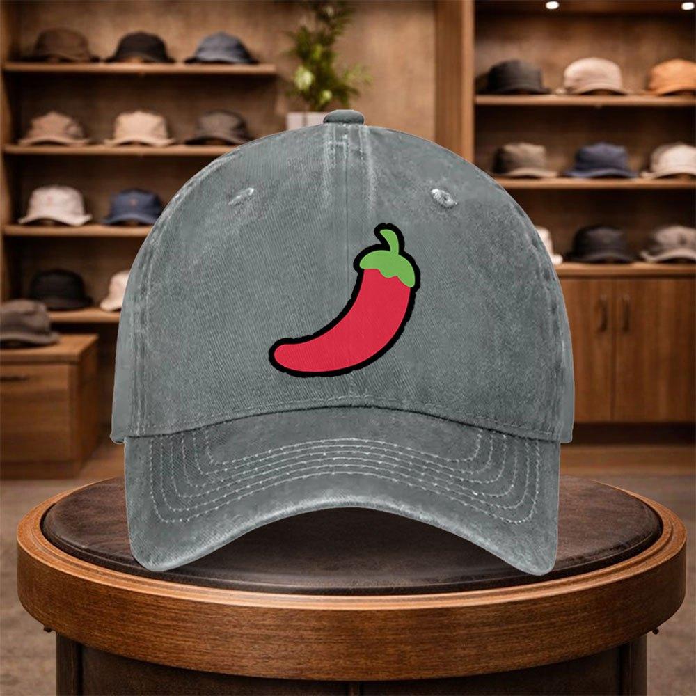 Unisexs Chili Baseball Cap Outdoor Fashion Adjustable Casual Hat Urban Style Lightweight Fashion Visor AllSeason Outdoor Lei