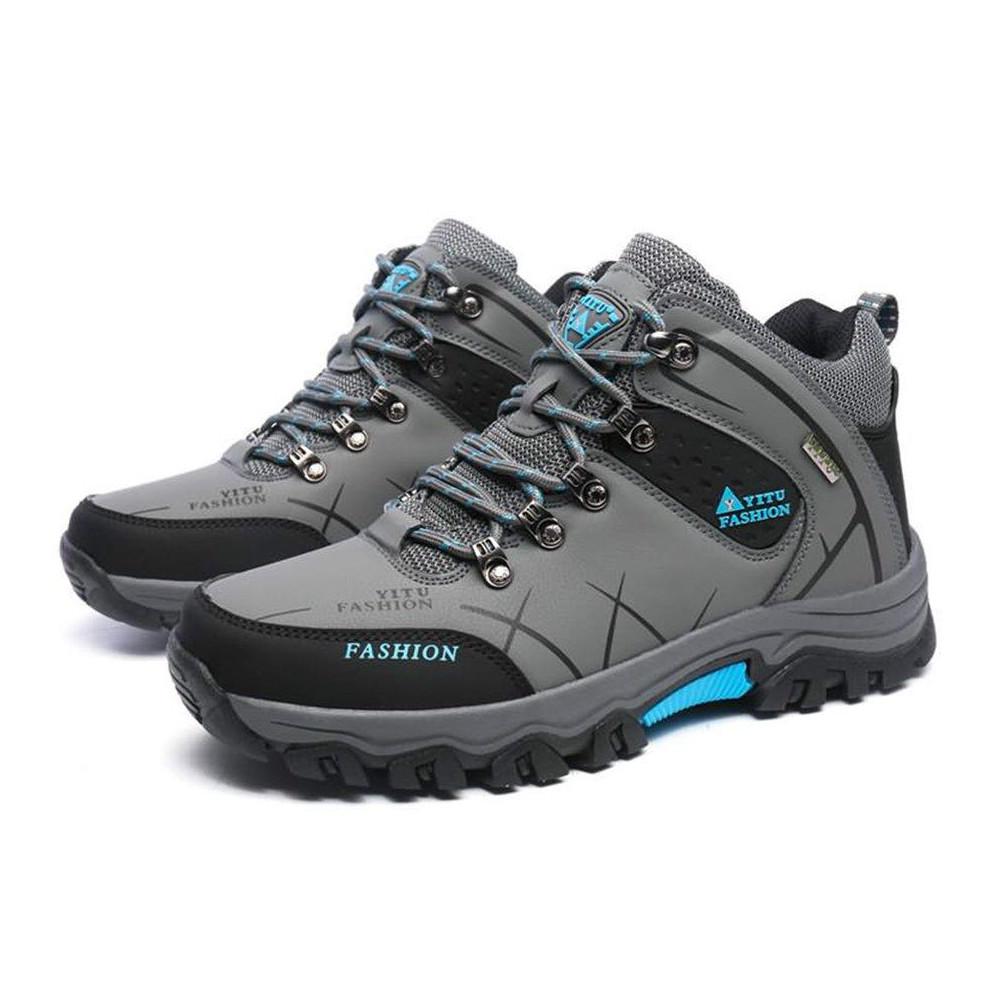 Buy Outdoor Laceup Boots Sport Men's Hightop Hiking Shoes For