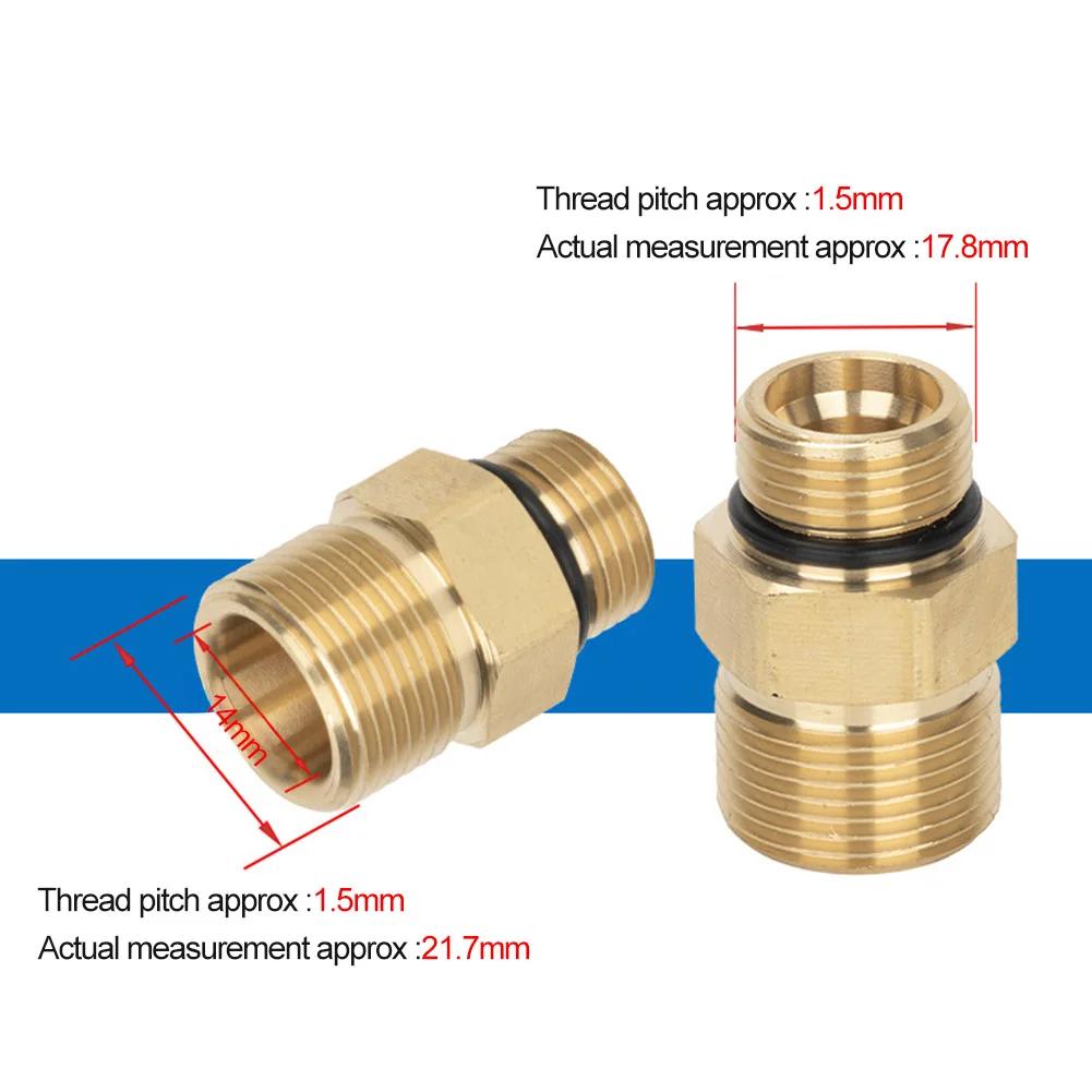 High Pressure Washer Pump Head Outlet Fitting M18 Thread Replacement Part for Commercial Pressure Washers