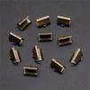 Bandenden Crimp-Clips Antikstil Zubehör für die Schmuckherstellung 8 Größen 4 Farben