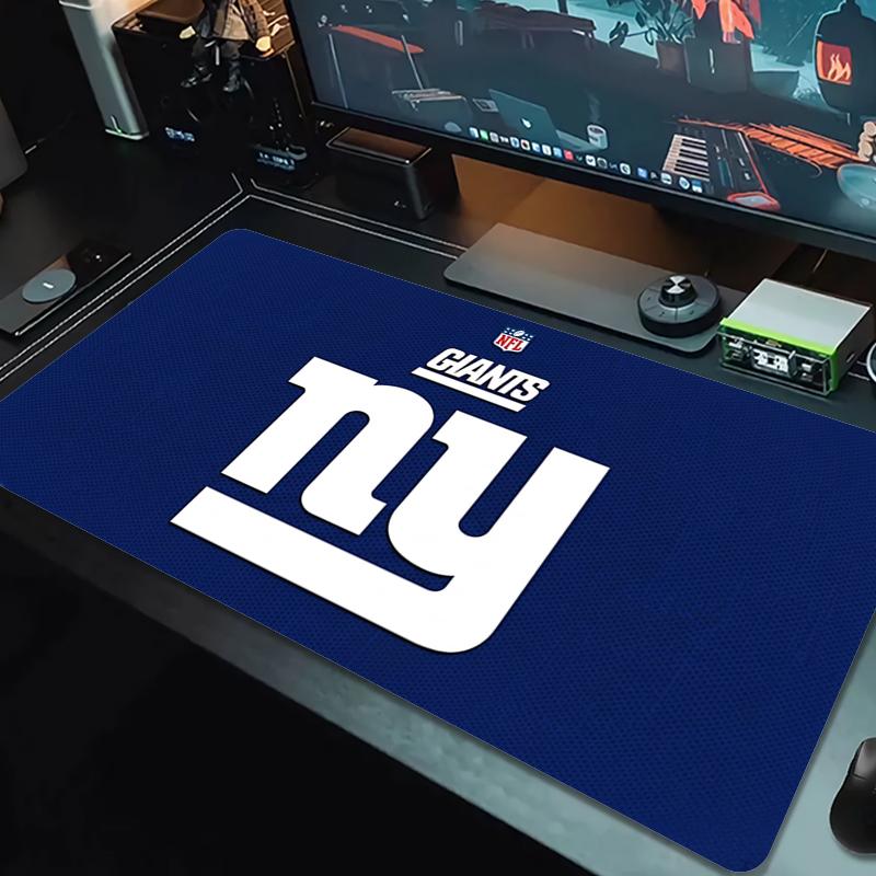 New York Giants Mouse Pad Large Gaming Table Cushion Nonslip Laptop Tablet Big Mousepad Xxl Mat Mini Pc Playmat With Lock Edge