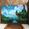 Game T-Terraria Floor Mat Soft Flannel Entrance Door Mat Non Slip Absorbent Bathroom Bedroom Floor Rug