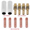 11PCS Nozzles and Tips MIG Welding Consumables  for 15AK Torch Tool Welding Machine Accessories