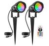 US Standard Stecker RGBW Strahler, Hochspannung, 7W/10W, IP65 Landschafts-Bodenleuchte