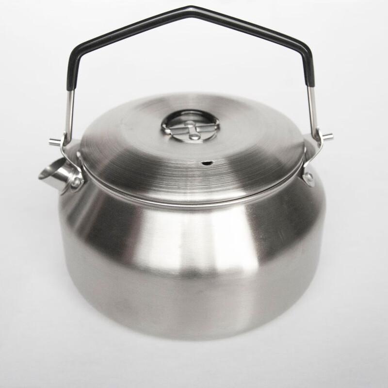 NuFeng Portable Kettle with Retro Folding Cup Set, 1L 17x16x8 cm