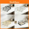 Iron Napkin Holder With Geometric Design For Dining Room And Cafe Decor