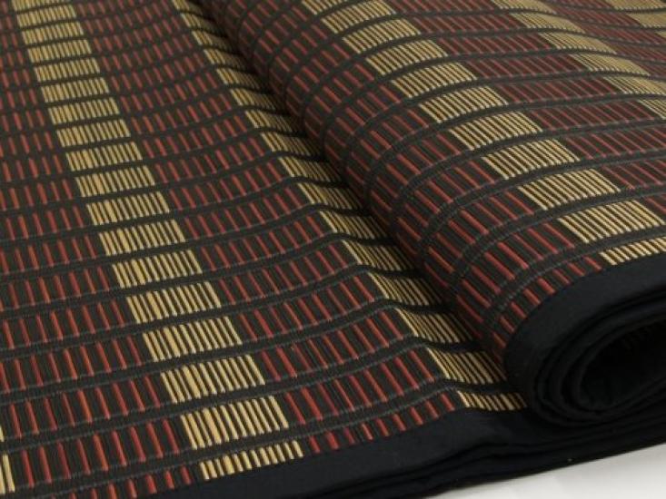 Ikehiko Igusa Rug Hanagoza Carpet 2 tatami mats Domestic Kakegawa Ori Fukuoka Prefecture Exhibition Grand Prize Black Edoma 2 tatami mats 174 x 174