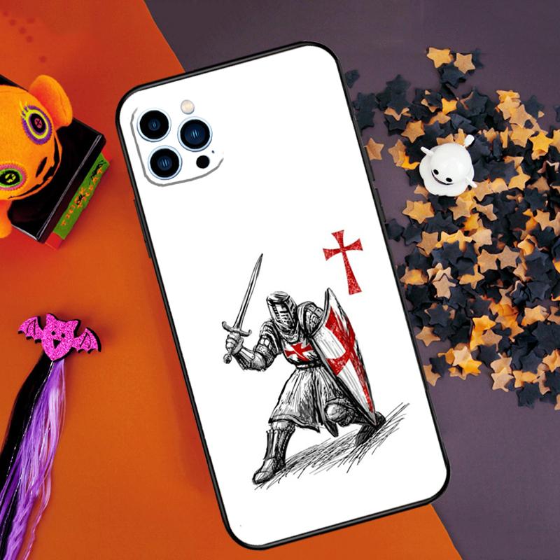 

Christian Templar Knights Bumper Case For iPhone 16 15 14 Pro Max 11 12 13 Pro Max Mini XR 16e 16 15 Plus Phone Cover iPhone 16Pro MAX