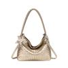 Summer 2026 Woven Texture Shoulder Bag: Large Capacity, Daily Commute Essential, Versatile Fashion for Mother and Daughter