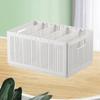 Closet Foldable Pants Storage Box Pure White Adjustable Dividers Rugged Divided Clothing Storage