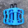 Aluminum Alloy Bicycles Flat Pedals 4 Bearings Bicycles Platform Pedals Replacement Wide Flat Cycling Pedals Enduring