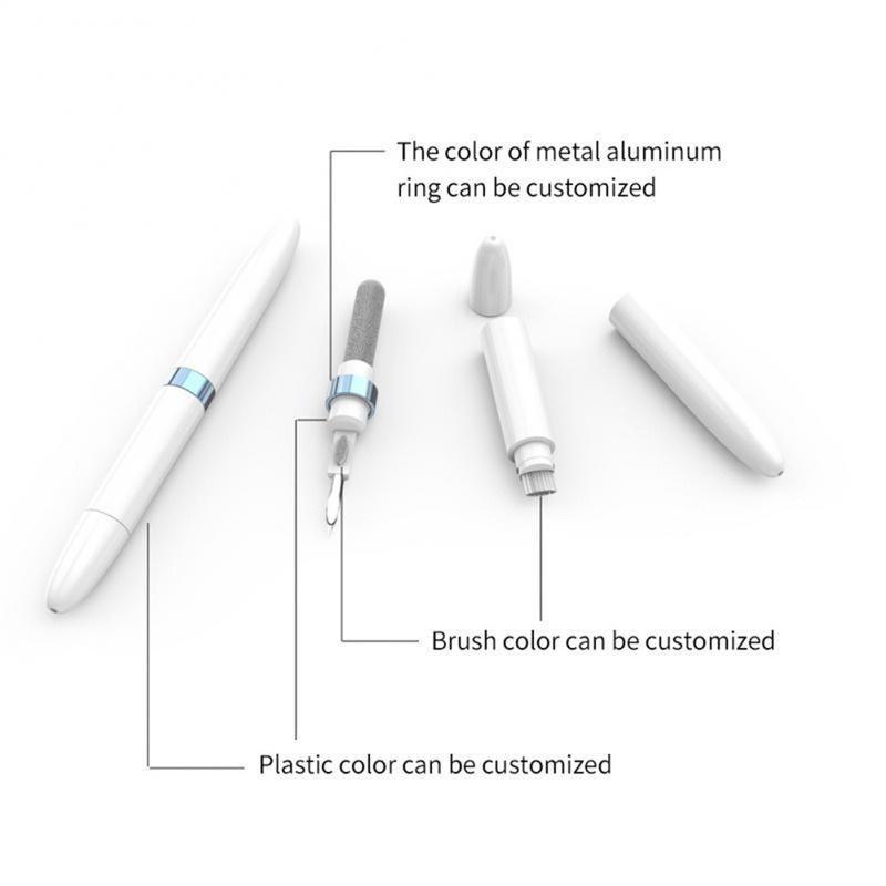 New Upgraded Multi-purpose Keyboard Cleaning Brush Wireless Headphones Cleaning Pen Cleaner Tools Fit for Apple Airpods 1/2/3