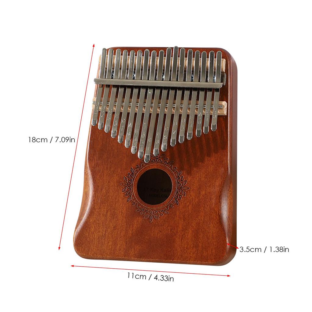 Thumb Piano 17 Keys Musical Instruments Portable Finger Piano Gifts for Kids and Adults Beginners