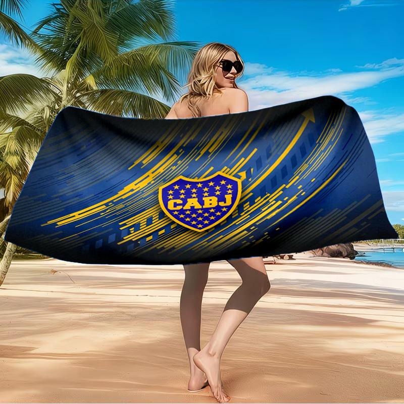 1PC Boca Juniors Crest Design Beach Towel, Microfiber Beach Towel, Perfect For Pool, Beach, Travel, Home Decor Beach Party Fan Gifts