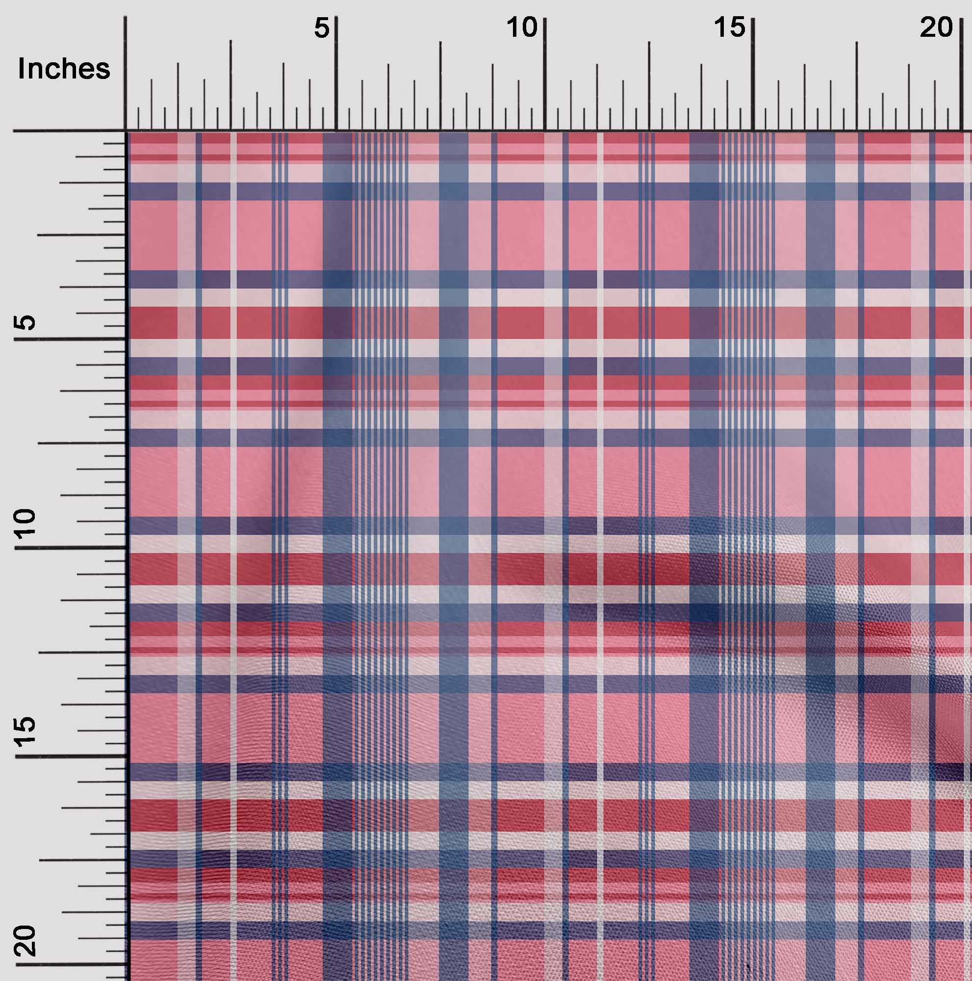 

OneOone Cotton Flex Fabric Мадрасська тканина для рукоділля з принтом BTY 40 дюймів 42 Inch - Viscose Chiffon рожевий