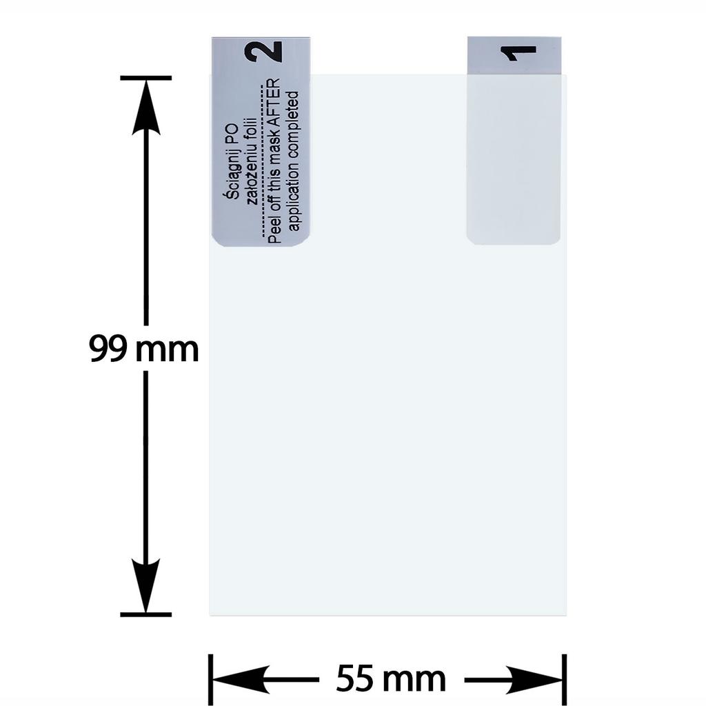 VITU Screen Protector Film, 2-Pack, 99x55mm (9.9x5.5cm)