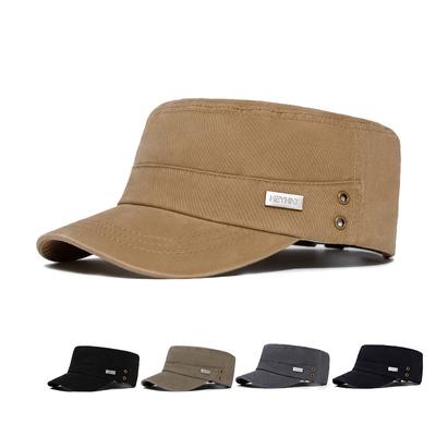 Pánska šiltovka s tienidlom Plochá čiapka Outdoorová športová čiapka Bavlnená priedušná čiapka