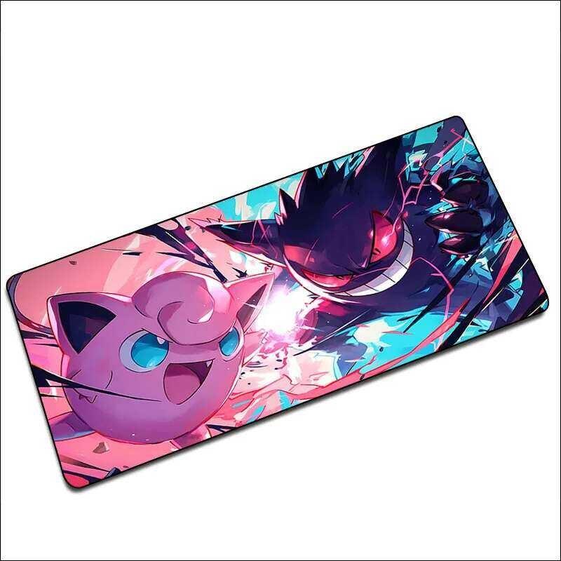 PPokemonsGGengars Mousepad Keyboard Extended Gaming Mouse Pad Office Accessories Large Desk Mat Anime Mouse Mats Cute Carpet