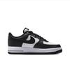 Nike Air Force 1 Slip Resistant Abrasion Resistant Balance Support Low top Skateboard Shoes Unisex White Black DV0788-001(Team384-A)