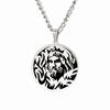 Dawapara Vintage Ancient Greek Warrior Pendant Egyptian Goddess Athena Aphrodite Artemis Apollo Symbol Stainless Steel Amulet