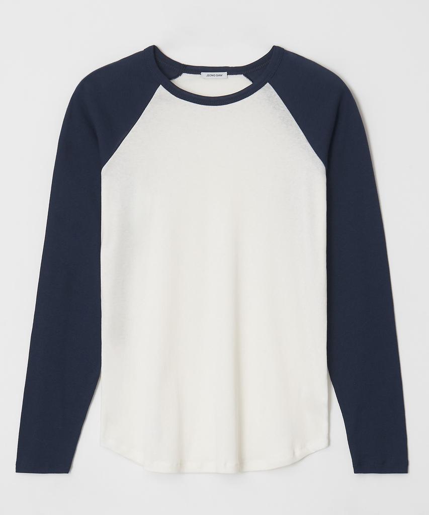 Jeonggamseutyudio Eco Color Block Reglan Long Sleeve_2 Color