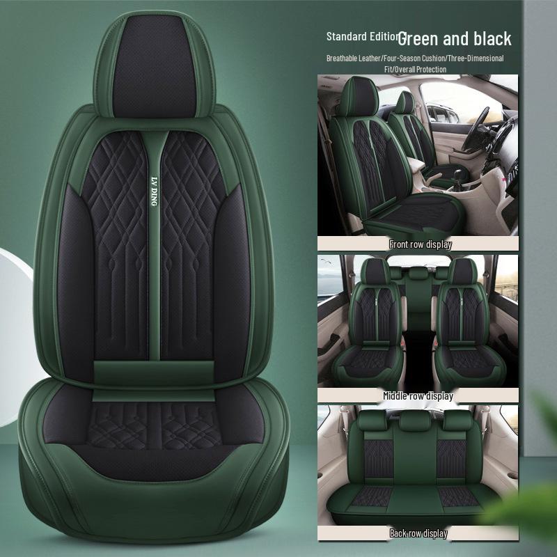 Fundas de Asiento de Cuero Envolvente Completo Baojun 730 para 7 Plazas (2+2+3), Cojines para todas las estaciones.