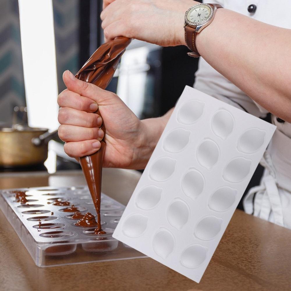 15 Κέικ με φόρμα σιλικόνης σε σχήμα λεμονιού Δίσκος μπισκότων με φόρμα σοκολάτας σε σχήμα λεμονιού για φόρμα κέικ ψησίματος Αξεσουάρ κουζίνας