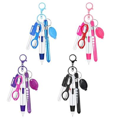 Multipurpose Nurse Pen Keychain Set for Convenient Writing and Quick Access In Medicals Setting Daily Casual Use