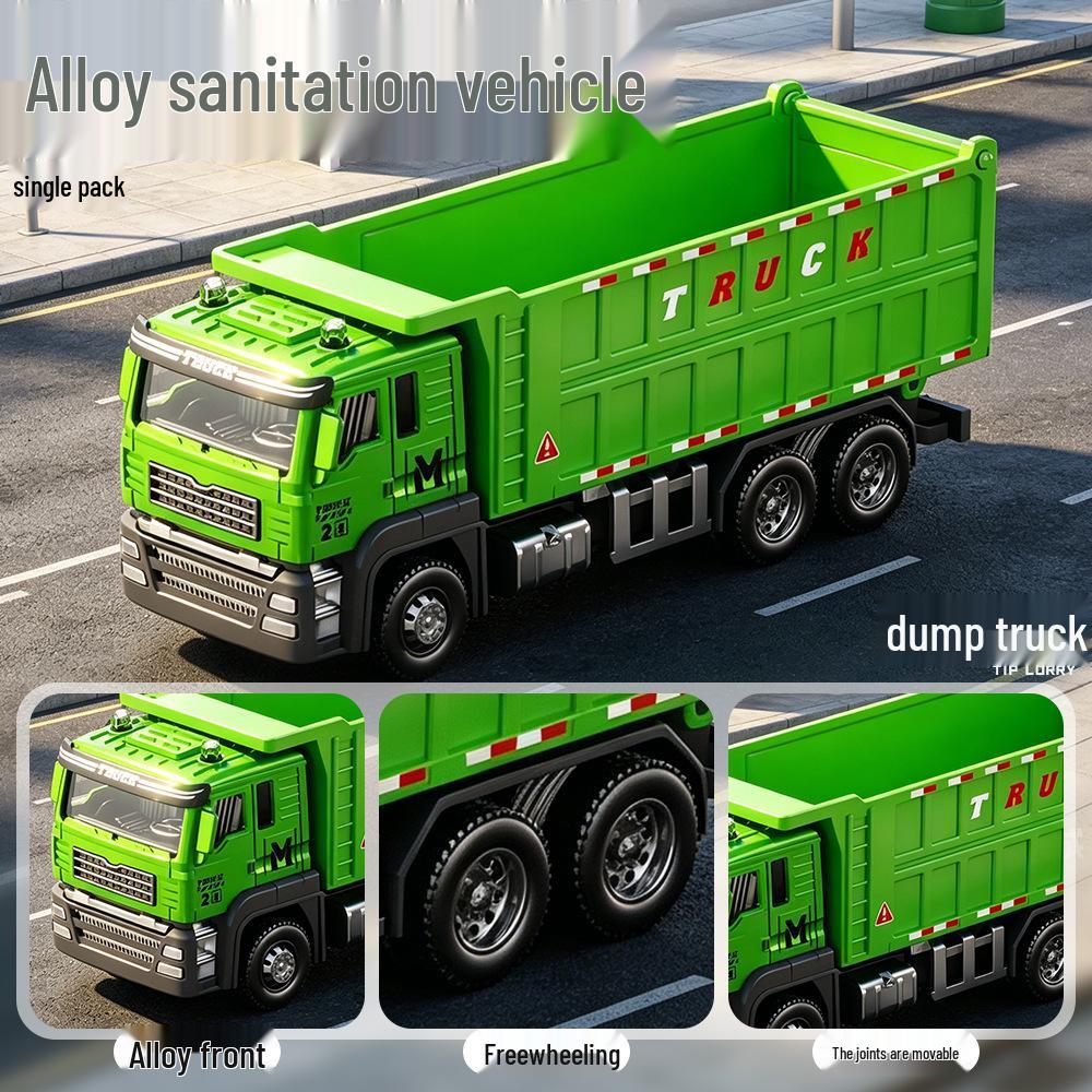 Children s Alloy Fire Truck, Mixer & Excavator Toy Set