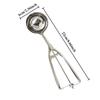 Stainless Steel Ice Cream Scoop with Spring Handle 3-in-1 Scooper  for Watermelon Mashed Potato Ice Cream Kitchen Tool