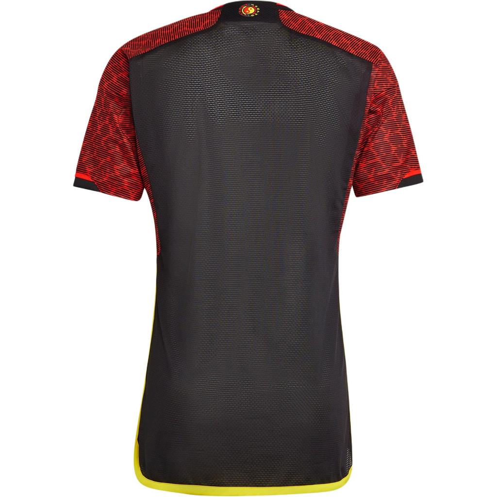 Adidas Seattle Sounders FC 23/24 Away Player Edition Short Sleeve Football T-Shirt Men Tops Red Black HI1837