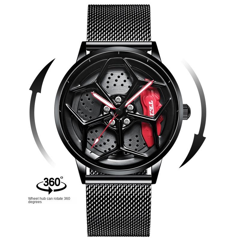 Ceas cu butuc de roată autentic SVJ, tridimensional, gol Tc5, etrieri forjați pentru mașină, modificat și rezistent la apă.