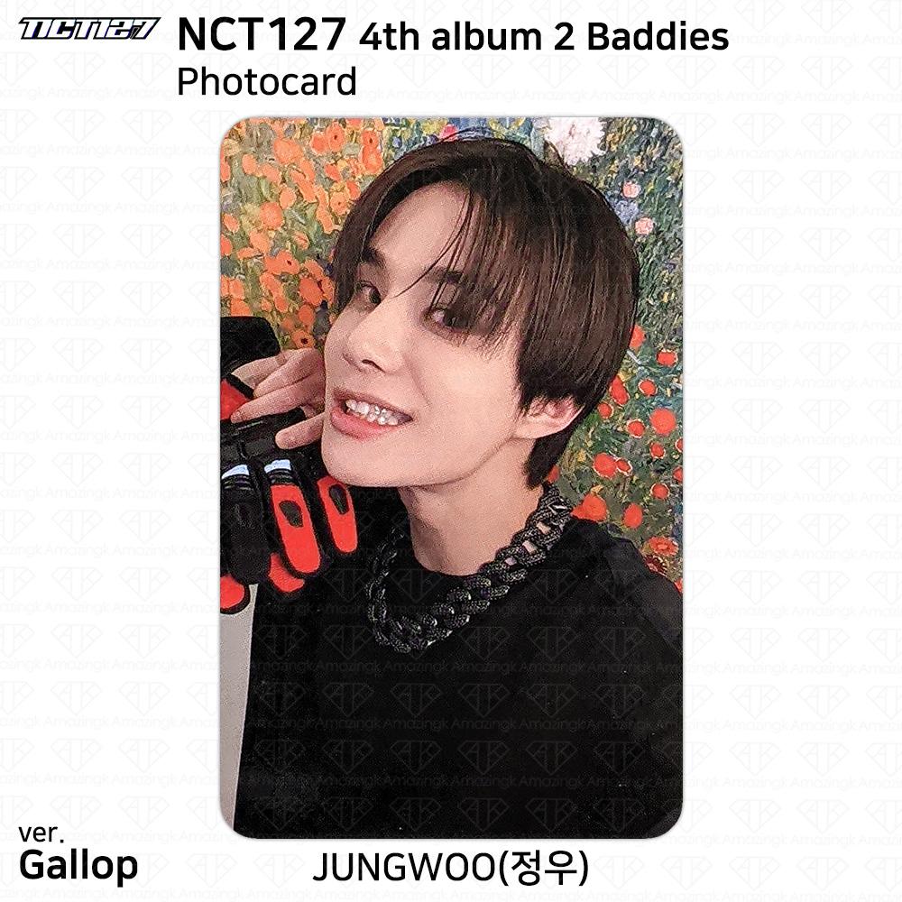 NCT127 - 4th Album [2 BADDIES] (SMART Album - SMC Ver.) Image Card + Music Card + Sticker + Folding Paper + Photo Card + 2 Pin Button Badge + 4 carte extra : NCT127