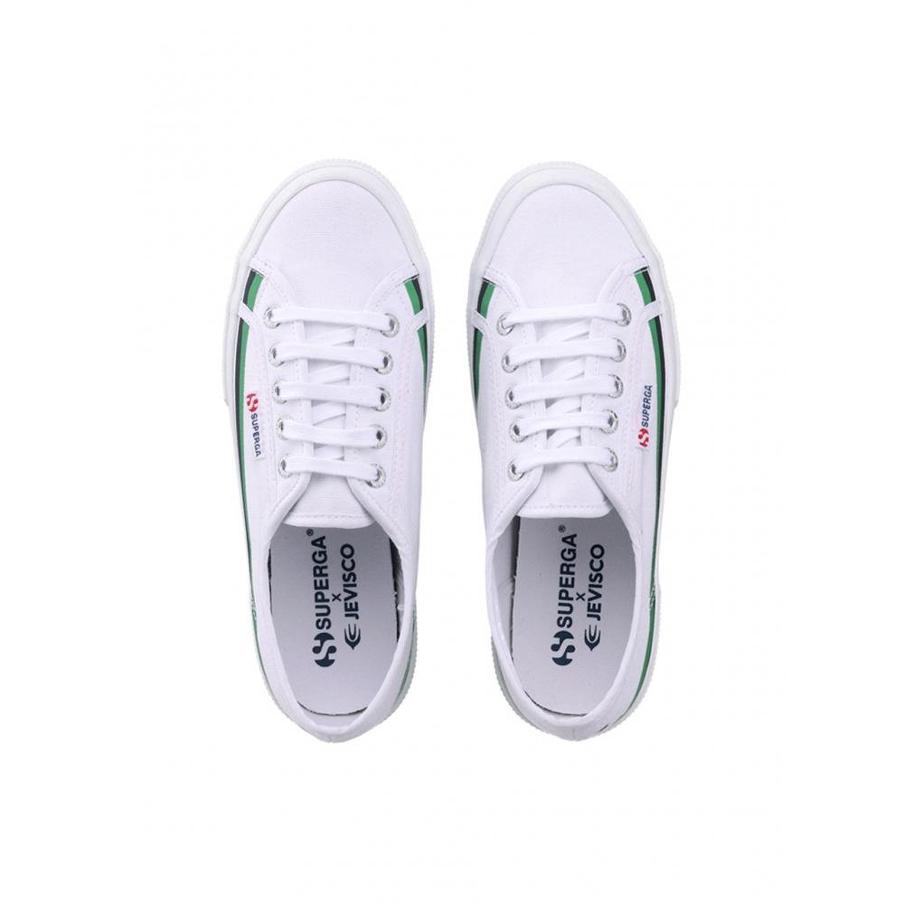 Superga X Zevisco 2750 Painting Wave White Green s61258wa9X