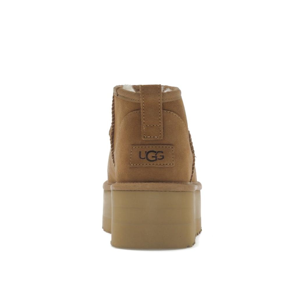 UGG Klassisk Ultra Mini Plattformstøvel Chestnut Damesneakers Brun 1135092-CHE
