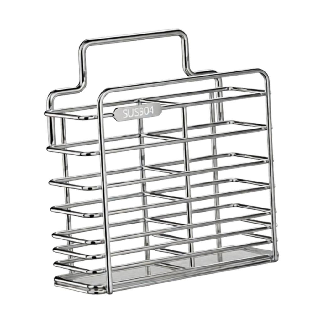 Chopsticks Holder Multifunctional Tabletop Wall Mounted Kitchen Utensils Holder Drying Rack with Drain Tray for Spoons Tableware