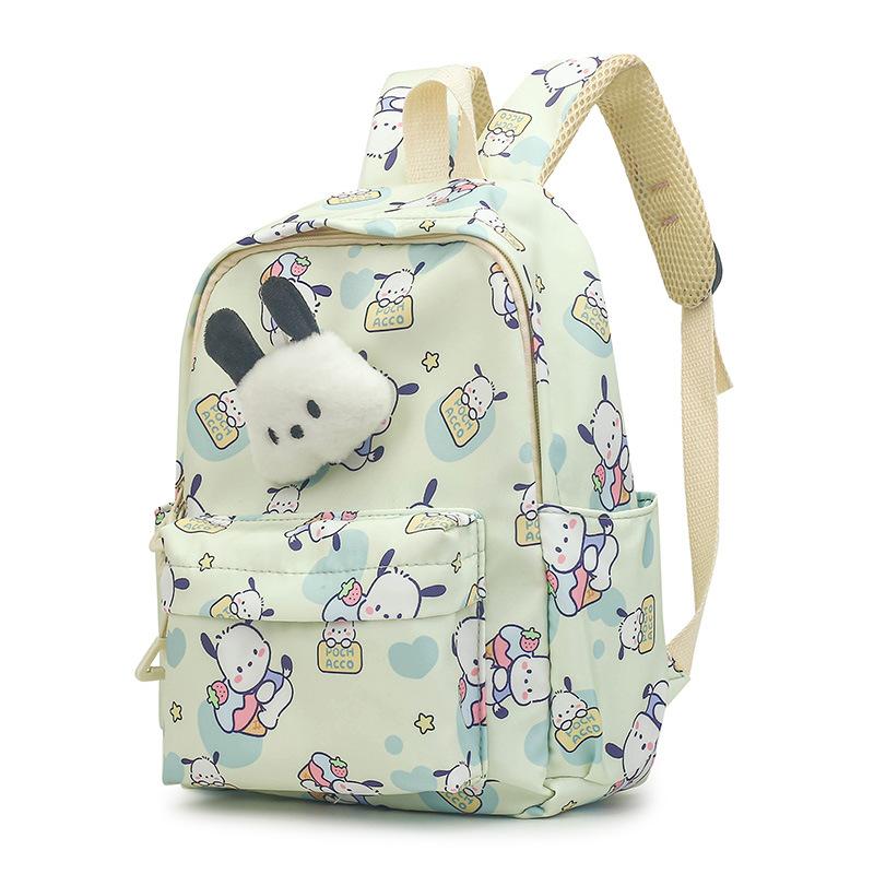 Cartoon Cute Kindergarten Backpack Simple Color-Contrast Children'S Backpack Fresh Sweet Versatile Small Backpack