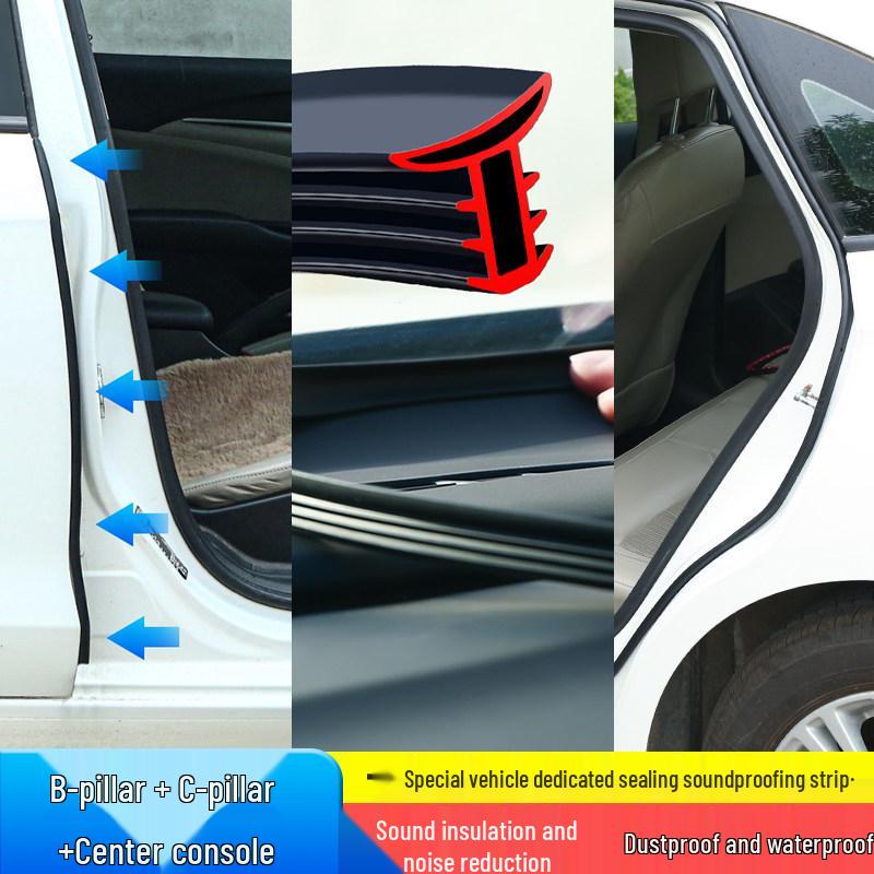 Chevrolet Malibu XL, Cavalier & Lova Soundproofing Seals for B-pillar, C-pillar & Console