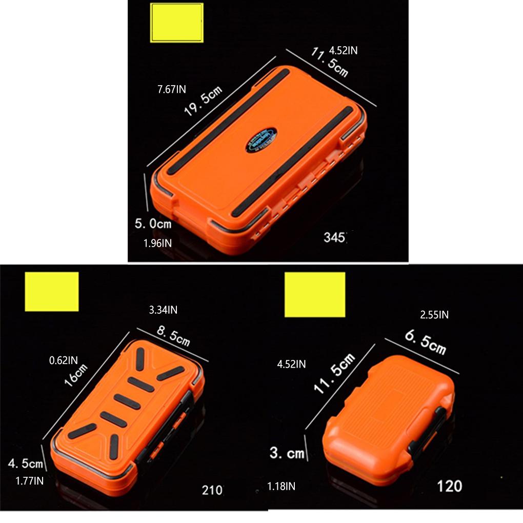 Tragbare Angelhaken-Aufbewahrungsbox Unabhängiger staubdichter Köder-Organizer Transportkoffer Behälter Outdoor-Ausrüstung