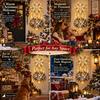 Glowing Angel Blessing Wall Light Snowflake Village Nativity Scene  Home Indoor Decor