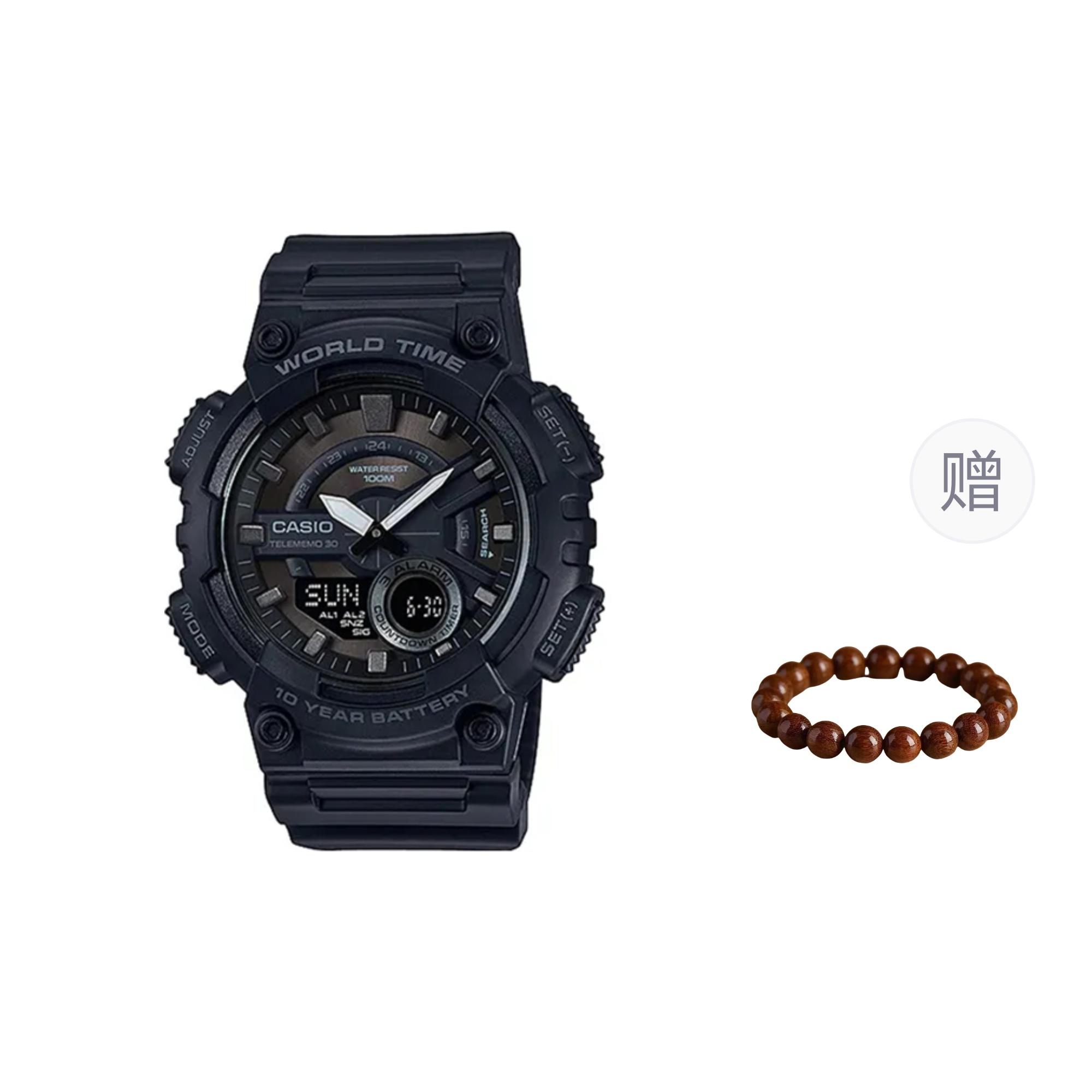CASIO Men Black Watch AEQ-110W-1B- Black