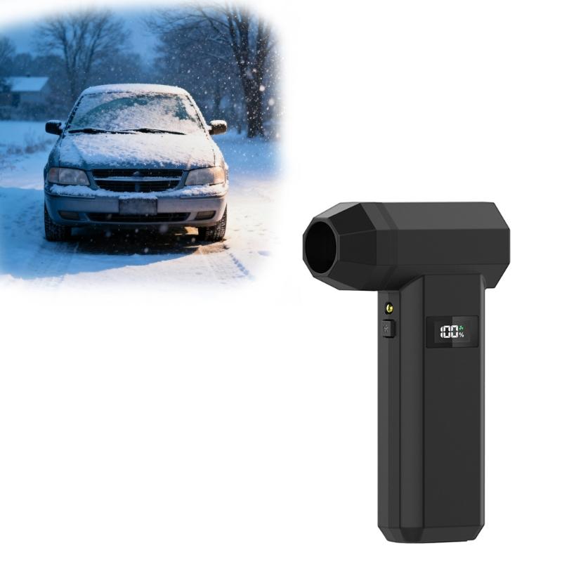 

(1) Turboblower, powerful high-speed handheld snow blower for automobiles, 4-speed adjustable power 1