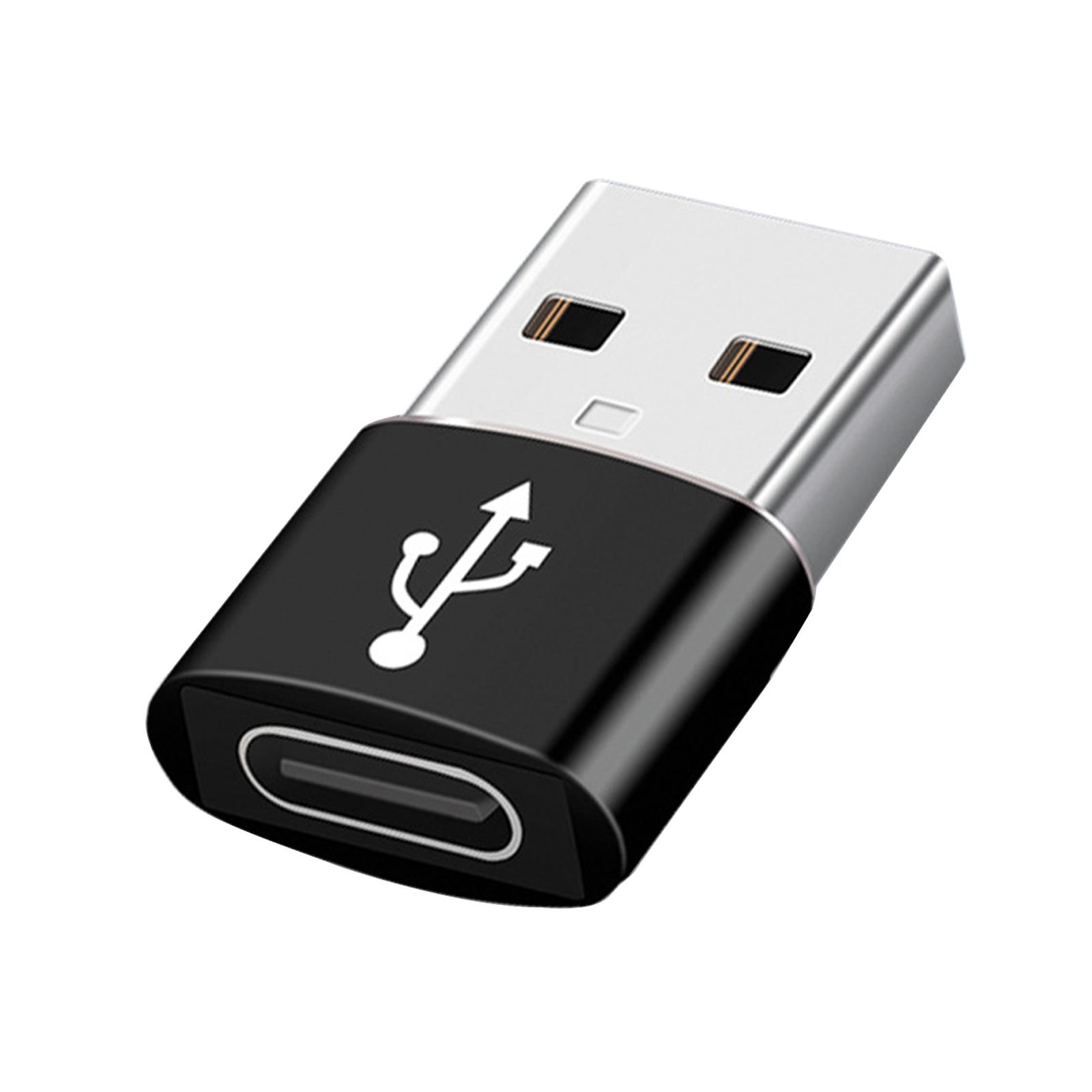 

USB Type C Male to USB 3.0 Female Adapter OTG Adapter 5Gbps Data Sync and Charge Converters for PC Laptop чорний