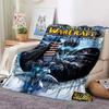 World of Warcraft Art Blanket Flannel Blanket A World of Magic and Limitless Adventure Soft Comfortable Home Travel Blanket