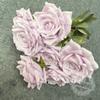 Artificial ew Rose Flowers Plants Leaves Pink Silk Fake Plants Home Decoration White Autumn Bouquet Roses Flower Office Decor