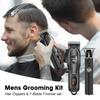 Hair Cutting Machine  Hair Trimming Set Professional Hair Clipper Three-piece Set, Suitable for Home Haircuts Perfect As Gift