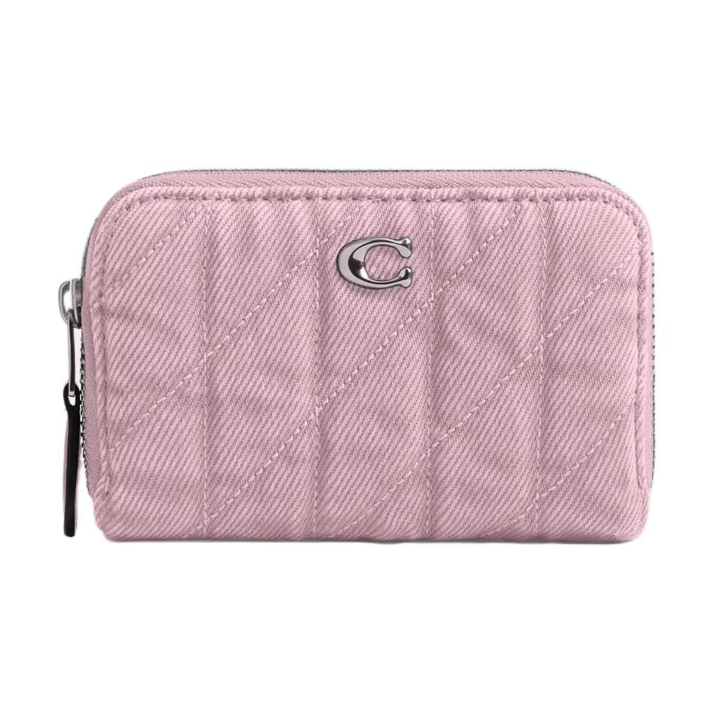 

Новый маленький женский розовый картхолдер COACH Essential из кожи наппа CBF62-LHY24 10.9*2.0*7.1CM