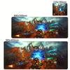 Large Gaming World of Warcraf Mouse Pad Office Computer Keyboard Mousepad PC Gamer Mouse Mat Laptop Mat Non-slip Rubber Deskmat